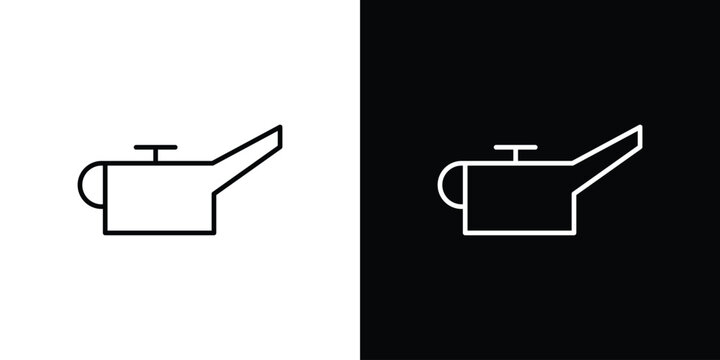 Oil can icon logo template designs.