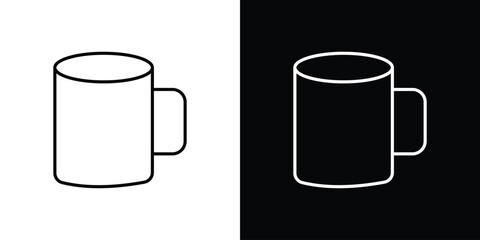 Mug icon logo template designs.