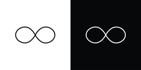 Infinity icon logo template designs.
