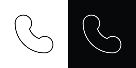 Incoming Call icon logo template designs.