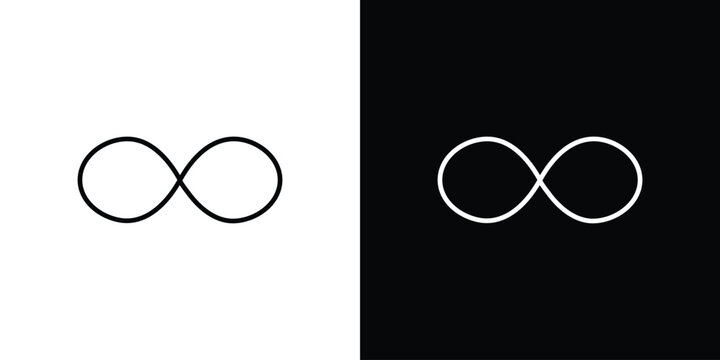Infinity icon logo template designs.