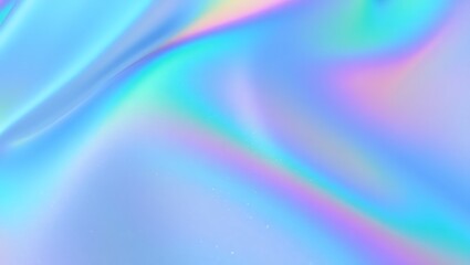 Obraz premium Iridescent Abstract Background with Pastel Colors and Holographic Effect for Modern Designs