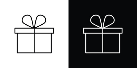 Gift icon logo template designs.
