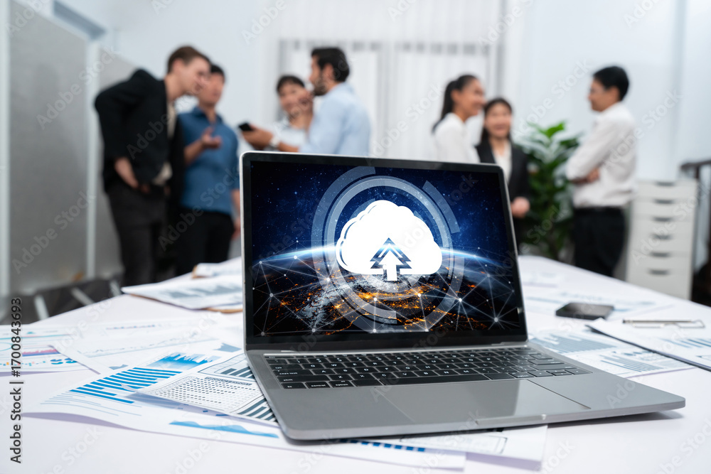 Aufkleber cloud computing software for brisk remote work and personal data storage