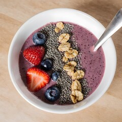 muesli with berries