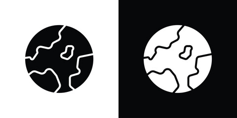 World icon line style. Graphic design element vectors