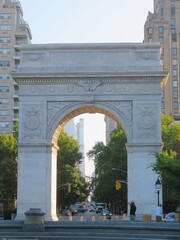 Fototapeta premium washington square park arch, West Village, Manhattan, new york, USA