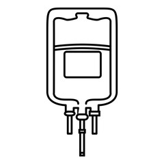 Blood Bag IV drip Icon