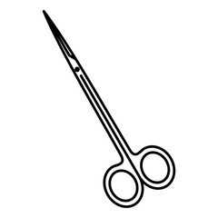 Surgical Scissors Icon Vector Symbol Graphic