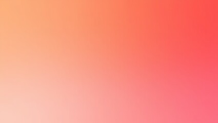 Fototapeta premium Smooth gradient background with peach orange and coral hues creating a tranquil artistic backdrop