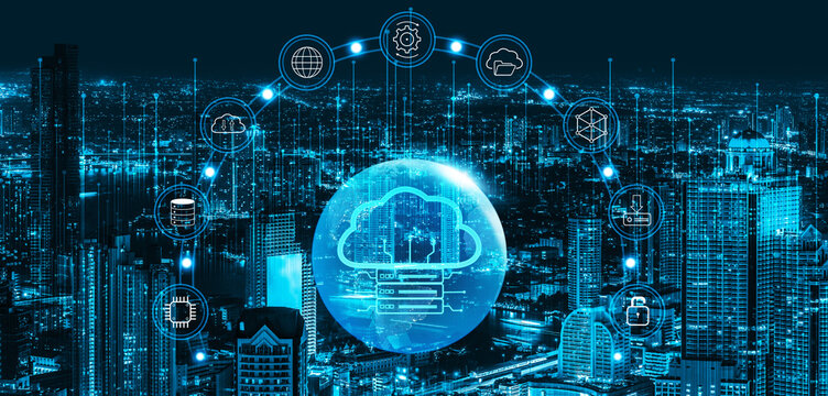 Global cloud computing network services and data storage solutions. Empowering businesses with a secure network and efficient cloud computing. Motif