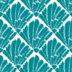 Seamless Blue Tie Dye Pattern