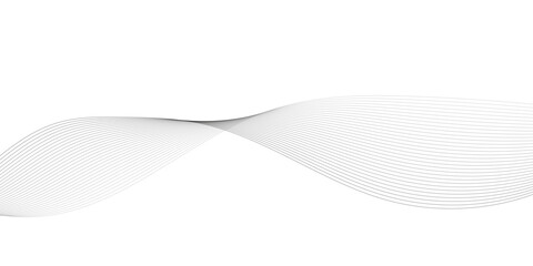 Abstract wavy lines on transparent background with grey smooth element swoosh speed wave modern stream background. You can used for banner, template, wallpaper, business wave curve lines background.	