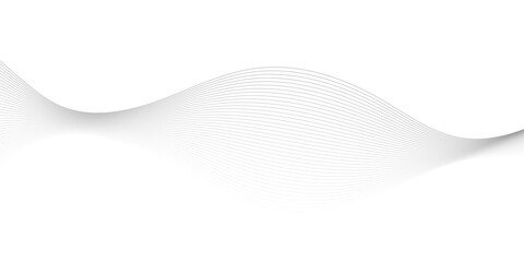 Fototapeta premium Abstract wave and curved blend lines on transparent background. Design for brochure, flyer, banner, template, wallpaper background and many more. 
