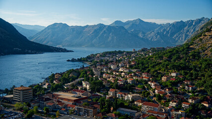 Fototapeta premium Kotor town view in Montenegro 