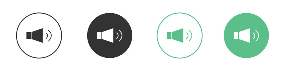 Volume icons collection in flat style. icon vector design