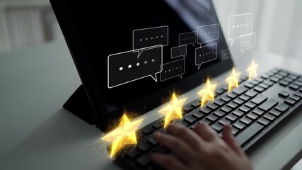 Customer experience review analysis, customer satisfaction improvement, feedback data evaluation, service quality enhancement, and business reputation through online review insights. Muxer - Powered by Adobe