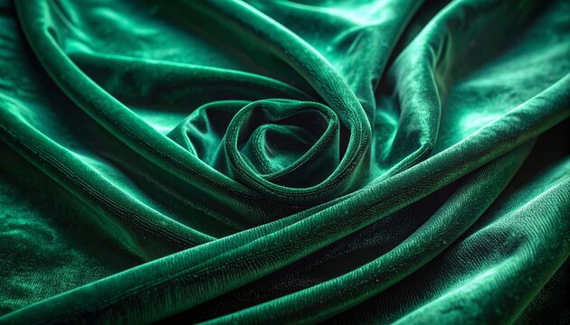 Emerald Velvet Luxury Texture