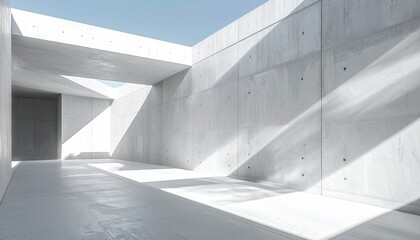 Textured Grey Concrete Architecture Surface