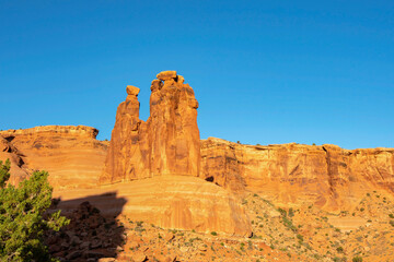 Three Gossips formation at Arches Natonal Park, Utah