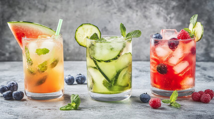 Hydration Many summer fruits (like watermelon and melons) are over 90% water, helping you stay cool and hydrated in the heat.