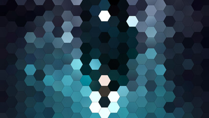 4K abstract geometric background with a hexagonal mosaic pattern.