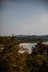 The beach of Villasimius in Sardinia