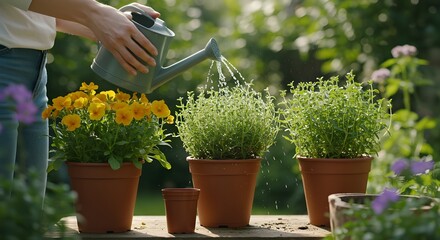 Taking care of garden cases