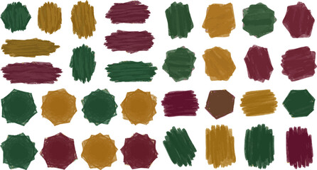 Abstract Brush Stroke Pattern