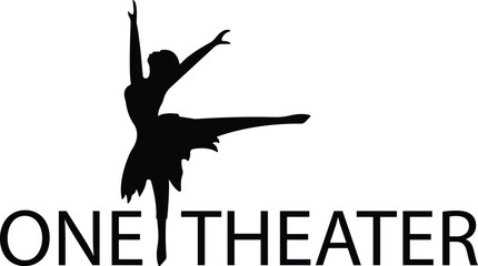 A classic theater logo featuring comedy and tragedy masks, rich red and gold colors, and elegant serif text, symbolizing drama, art, and timeless performance.