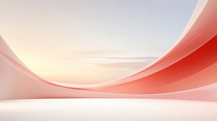 Abstract Art Space E-commerce Product Exhibition Background