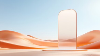 Abstract Art Space E-commerce Product Exhibition Background