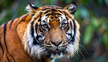 Fototapeta premium Close-up of a tiger's head