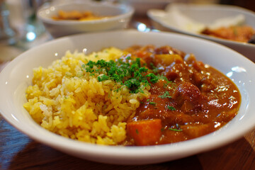 Beef curry rice generative AI