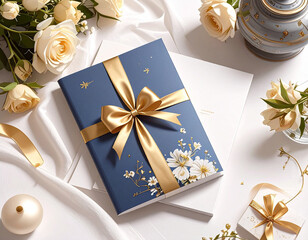 リボン付きギフトカタログ