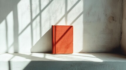 Sunlit Book on Window Sill