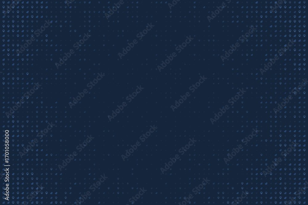 Poster stylish patterned background with diverse icons for creative designs and projects