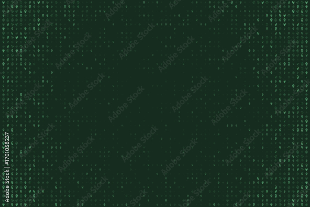 Poster stylish patterned background with icons for modern designs and projects