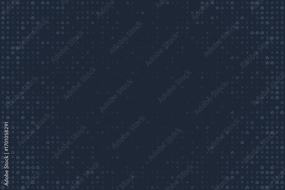 Poster patterned background with icons for graphic design and digital projects