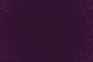 Purple Patterned Background with Decorative Icons for Creative Projects