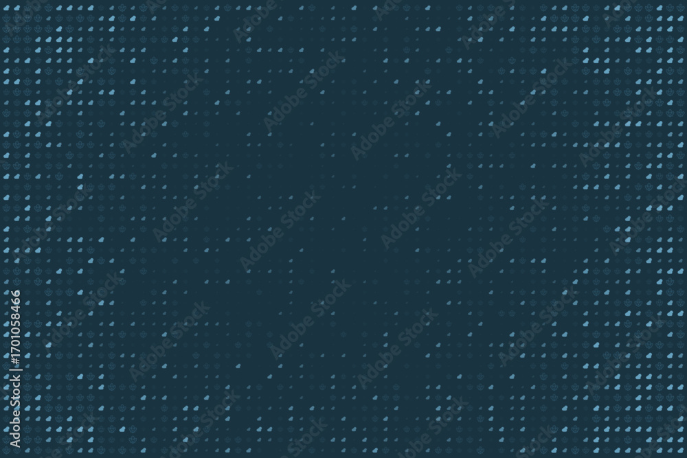 Poster Decorative Patterned Background with Icons for Digital Use in Various Design Projects