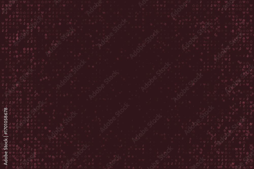 Poster stylish patterned background with decorative icons for creative designs and projects