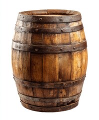 Obraz premium Aged wooden barrel, full shot