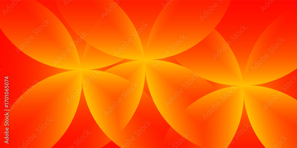 Poster abstract wallpaper with gradiant orange and curve in verticle and horizontal product label technolog