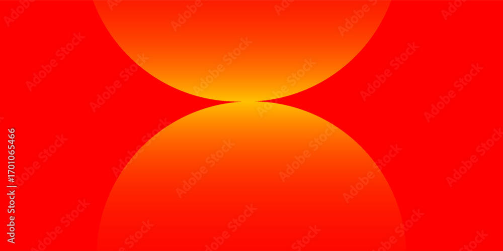 Poster abstract wallpaper with gradiant orange and curve in verticle and horizontal product label technolog