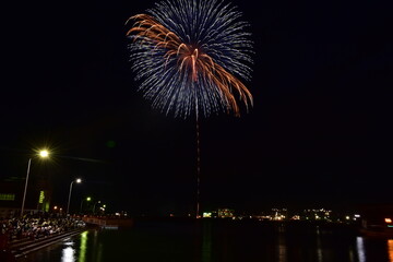 打ち上げ花火　花火　山口　宇部　花火大会