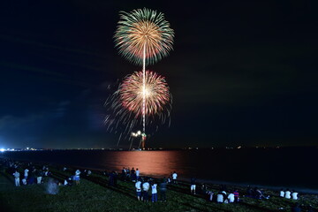打ち上げ花火　花火　三重　三重県　花火大会