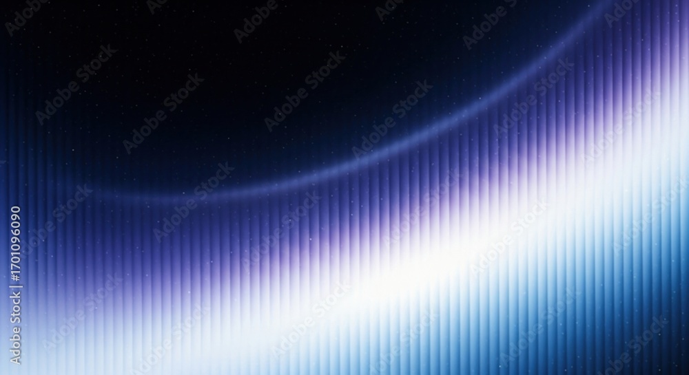 Poster abstract futuristic background with a glowing cosmic arc over a starry sky. digital art with vertica