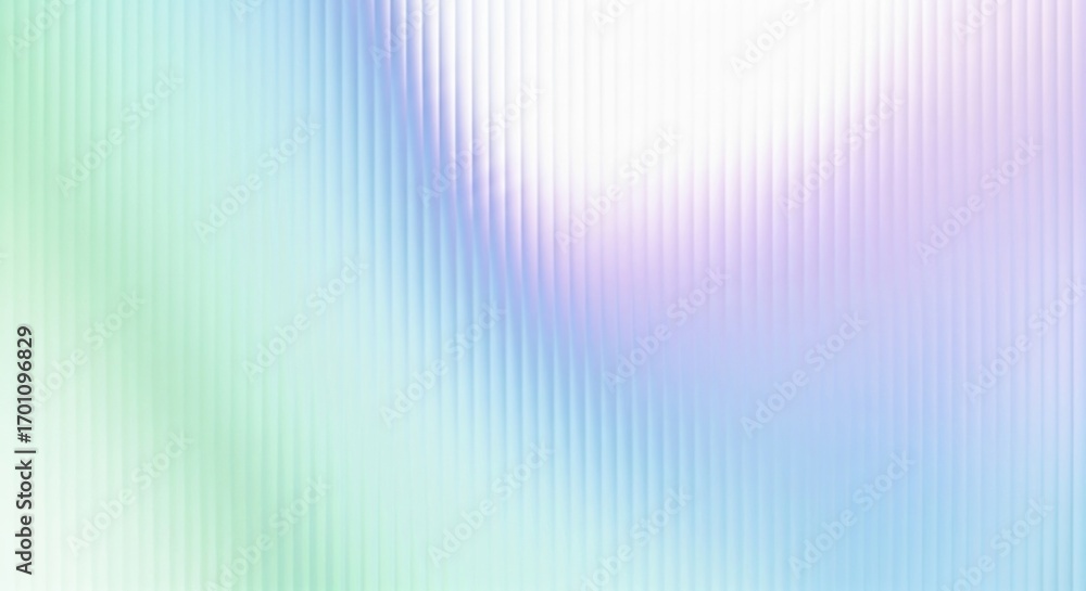Poster abstract pastel gradient background with vertical lines. soft focus reeded glass texture in gentle g