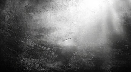 A grayscale texture, showing rough, mottled surfaces with light penetrating